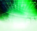 Green Virtual Abstract Background