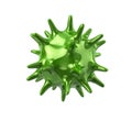 Green virus icon Royalty Free Stock Photo
