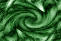 Green vortex abstract