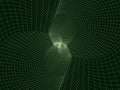 Green vortex abstraction polygonal vector background