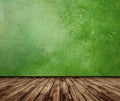 Green wall vintage interior Royalty Free Stock Photo