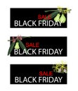 Green Water Apple on Black Friday Sale Banner