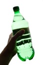 Green Water Bottle Royalty Free Stock Photo