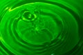 Green water drop splash Royalty Free Stock Photo