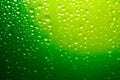 green water drops background Royalty Free Stock Photo