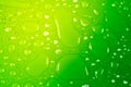 green water drops background Royalty Free Stock Photo