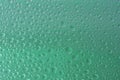 Green water drops background selected focus Royalty Free Stock Photo