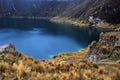 Green Water in Laguna Quilotoa, Ecuador