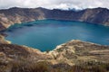 Green Water in Laguna Quilotoa