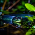 The Green Water Snake of the Southeastern United States Royalty Free Stock Photo