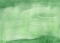 Green watercolor abstract texture.   High resolution background for design. Abstract backdrop. There is blank place for your text, Royalty Free Stock Photo