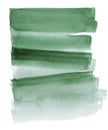 Green watercolor background for your design Royalty Free Stock Photo