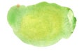 Green watercolor blob Royalty Free Stock Photo