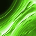 Green waterfall or smaragd effect