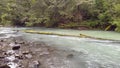 green waters of River Fria, in Puerto Blest, Argentine