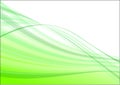 Green wave abstract vector Royalty Free Stock Photo
