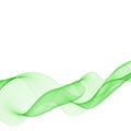 green wave. abstract vector graphics. eps 10 Royalty Free Stock Photo