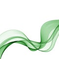 Green wave. abstract vector graphics eps 10 Royalty Free Stock Photo