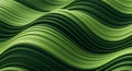 Organic Green Waves with Flowing Texture Royalty Free Stock Photo