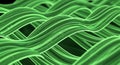 Abstract Green Wavy Pattern on White Background Royalty Free Stock Photo