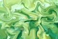 Green wavy pattern background design graphic artist accents stylish and vibrant with liquid and fluid effect Royalty Free Stock Photo