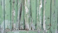 Green weathered paint