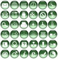 Green Web Icons/Buttons