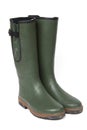 green wellington boots Royalty Free Stock Photo