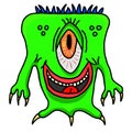 Green Whacky Alien or monster