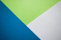 Green, white and blue background diagonally divided Royalty Free Stock Photo