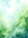 A Green And White Cloud Royalty Free Stock Photo