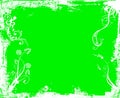 Green white grunge frame Royalty Free Stock Photo