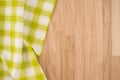 Green and white kitchen textile texture Royalty Free Stock Photo