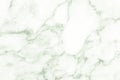 Green white marble wall surface gray pattern graphic . Royalty Free Stock Photo