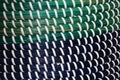 Green with blue and white abstract background. Weave texture pattern. texture of rattan mats, baskets or furniture Royalty Free Stock Photo