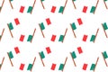 Mexican flag pattern, a seamless pattern of a Mexican symbol