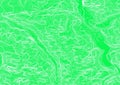 An green and white Topographic map lines 50 m, level curves, contour, terrain path, travel background. Geographic abstract grid. Royalty Free Stock Photo