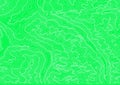 An green and white Topographic map lines 100 m, level curves, contour, terrain path, travel background. Geographic abstract grid. Royalty Free Stock Photo