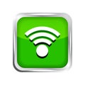 Green wifi icon