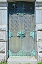 Green-Wood cemetery - mausoleum door, Brooklyn, NY