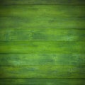 Green wooden background