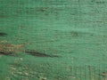 Green wooden background, old paint Royalty Free Stock Photo