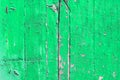 Green wooden surface texture with peeling paint Royalty Free Stock Photo