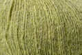 Green wool thread macro Royalty Free Stock Photo