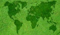 green world map Royalty Free Stock Photo