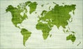 Green World Map