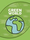 green world postcard