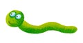 Green worm