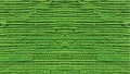 green woven cotton rug.  handmade.  background.  texture. Royalty Free Stock Photo