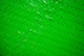 Green woven or weave straw texture background. Basket weave seamless pattern Royalty Free Stock Photo